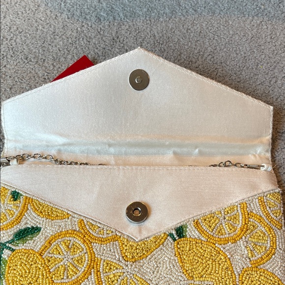 Kelly & Katie Citrus Beaded Clutch NWT - Picture 2 of 8